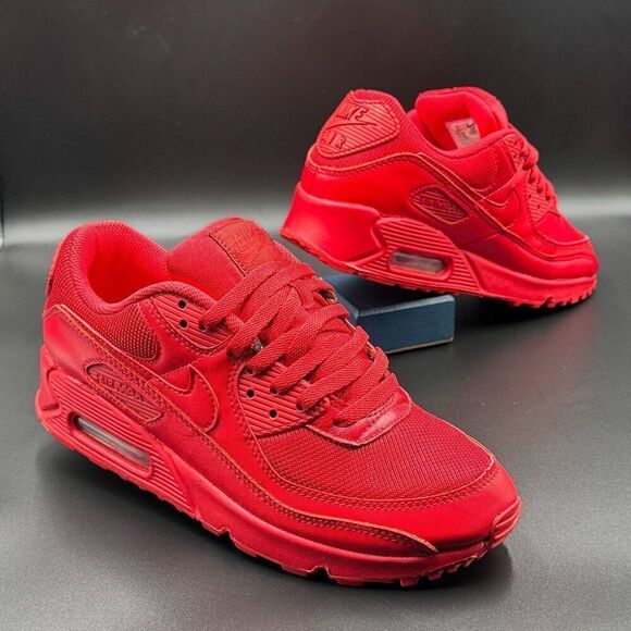 Nike Air Max 90 'Triple Red' - Picture 6 of 12